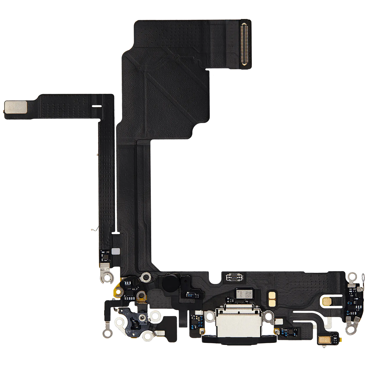 For iPhone 15 Pro Charging Port Flex Cable Pulled - Black Titanium