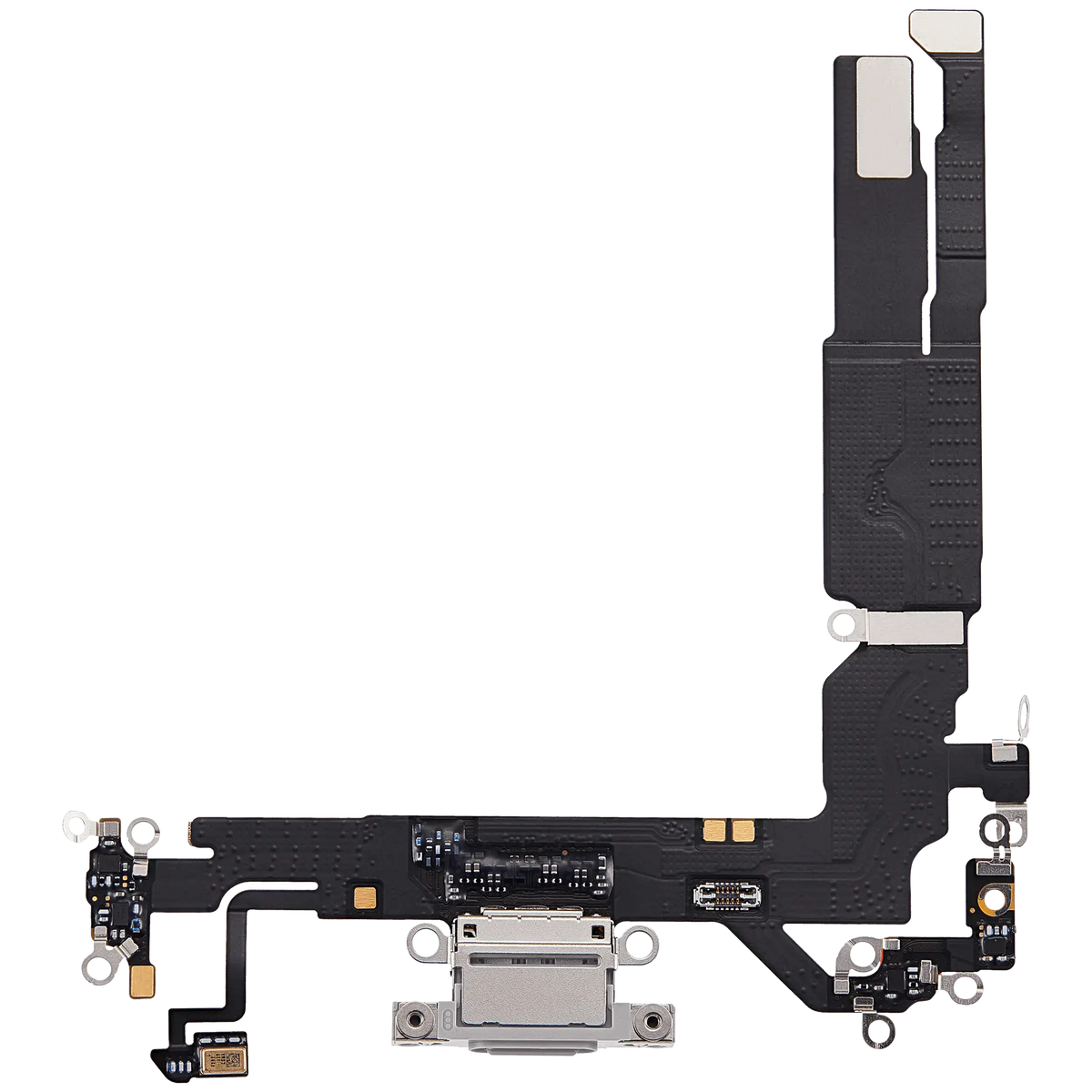 For iPhone 17 Charging Port Flex Cable Pulled - White