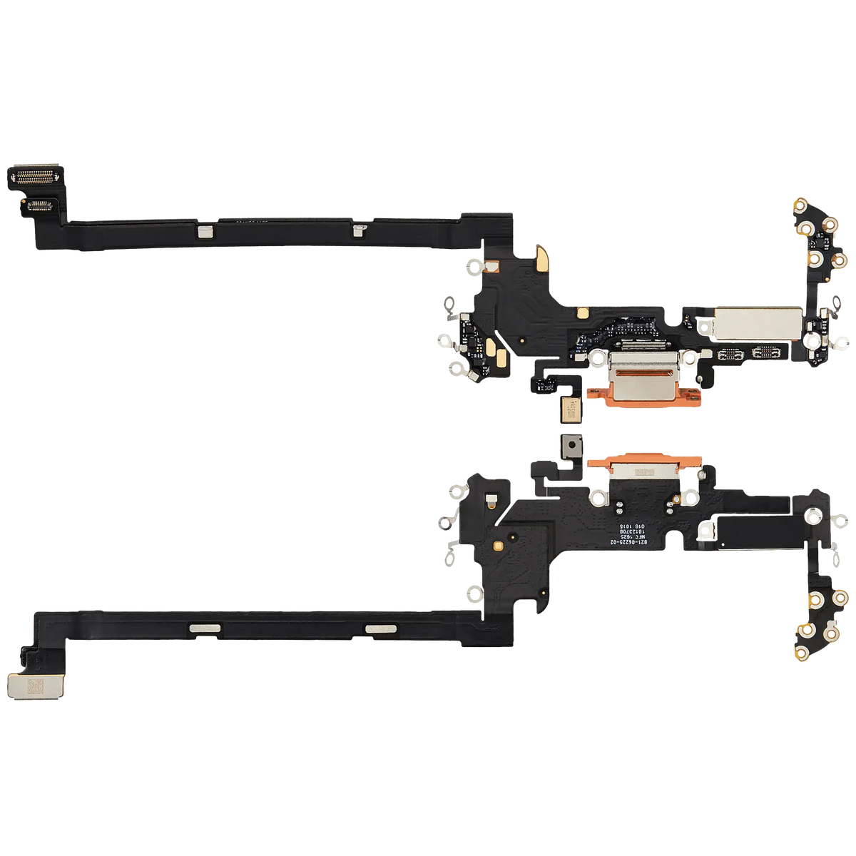 For iPhone 17 Pro Charging Port Flex Cable US Version Pulled - Cosmic Orange