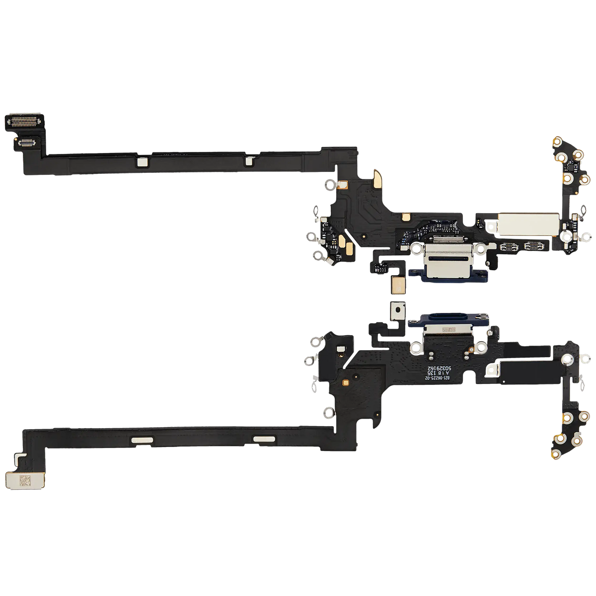 For iPhone 17 Pro Charging Port Flex Cable US Version Pulled - Deep Blue
