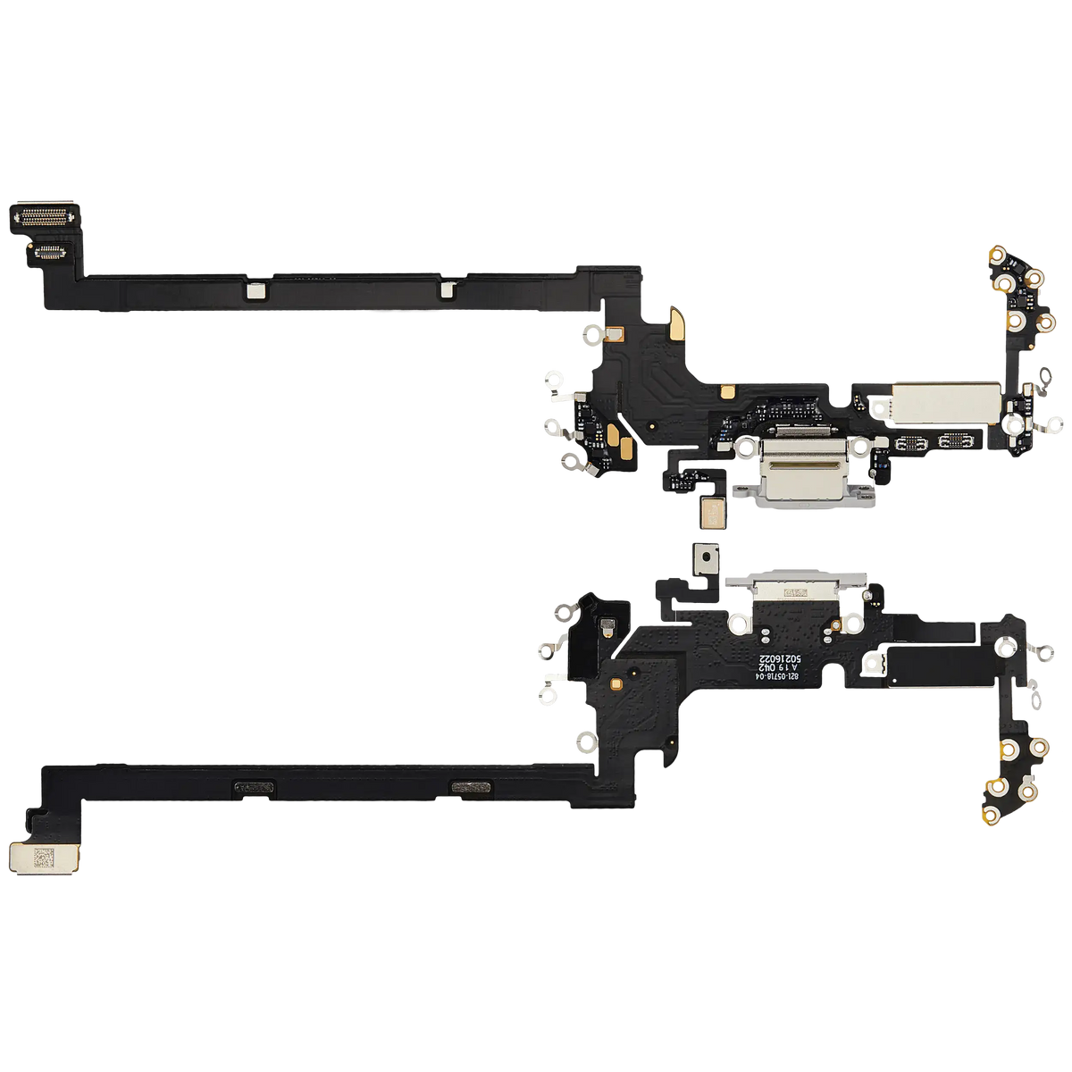 For iPhone 17 Pro Charging Port Flex Cable US Version Pulled - Silver