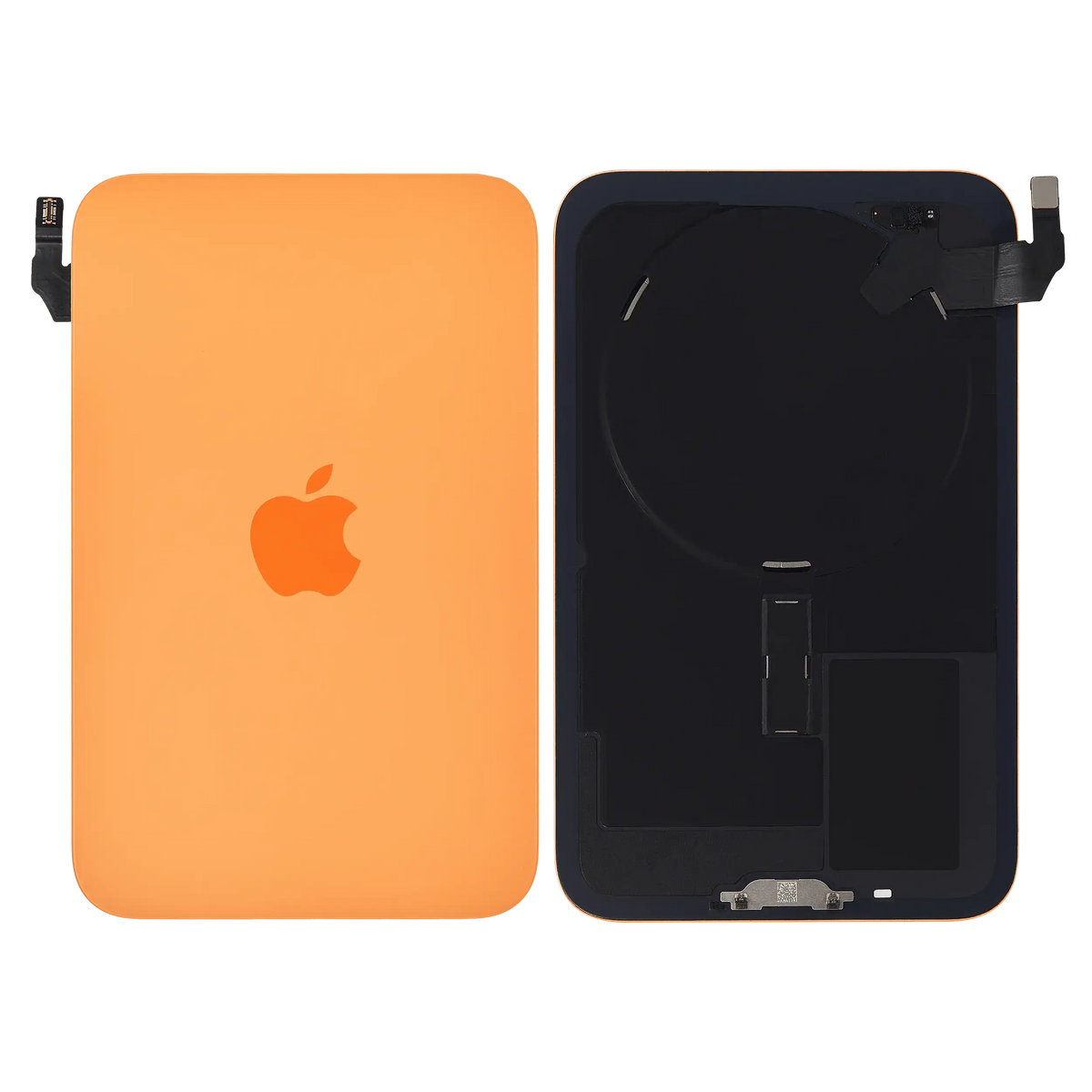 For iPhone 17 Pro Max Back Glass With MagSafe Magnet & NFC Pulled - Grade C - Cosmic Orange