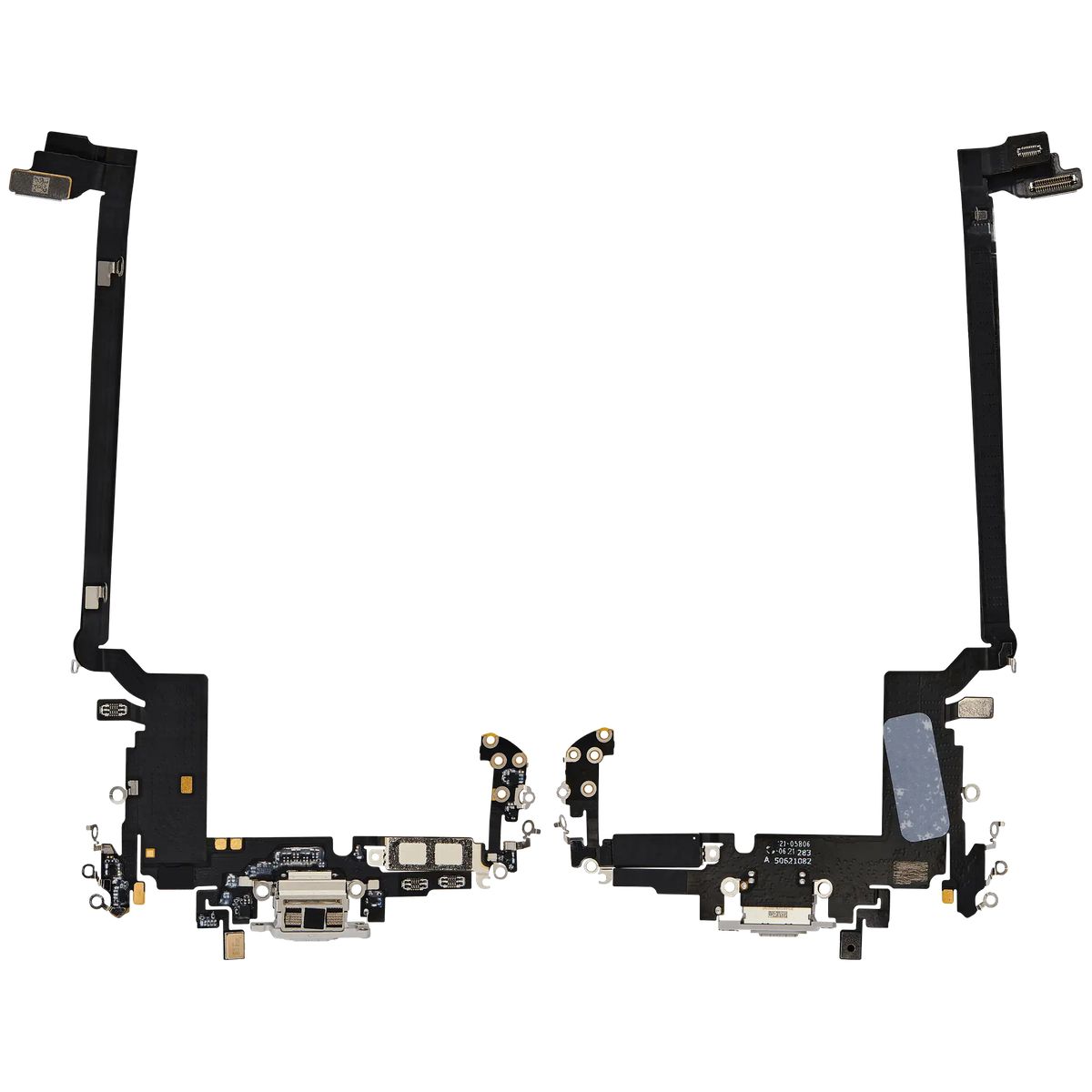 For iPhone 17 Pro Max Charging Port Flex Cable International Version Pulled - Silver