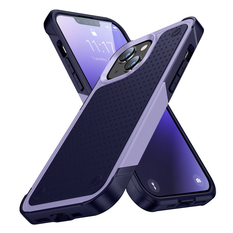 For Samsung Galaxy S23 Ultra Symmetry Delicateness Case Blue-www.firsthelptech.ie