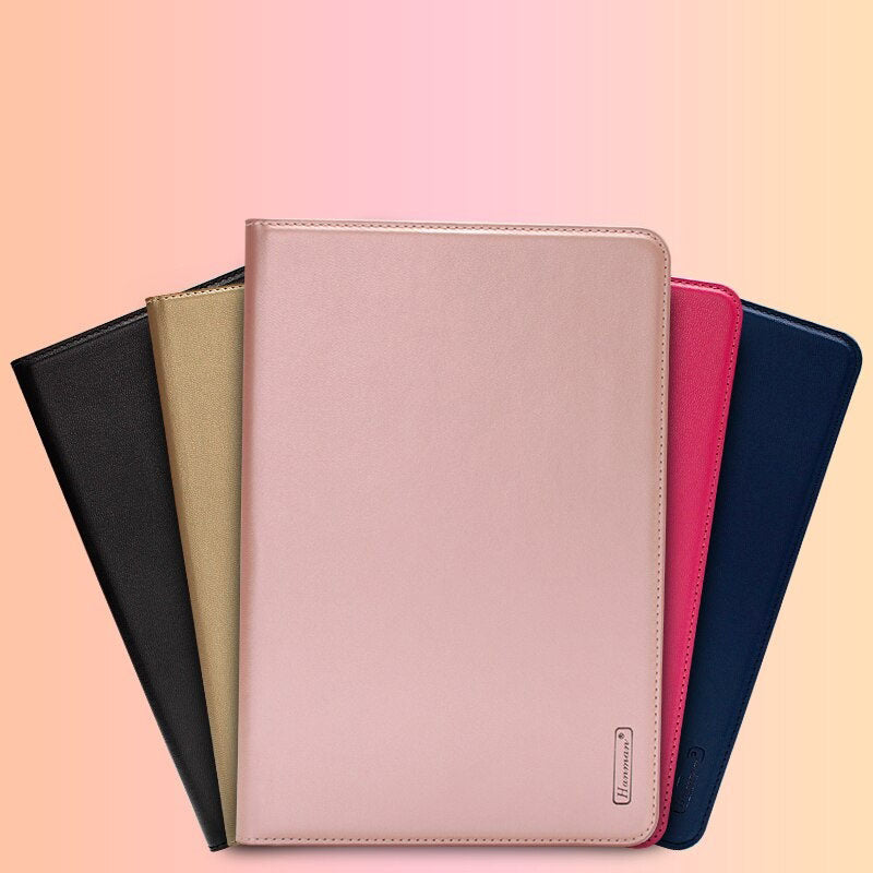 Hanman Universal 8'' Stitched Premium 360 Degree Wallet Case Rose Gold-www.firsthelptech.ie