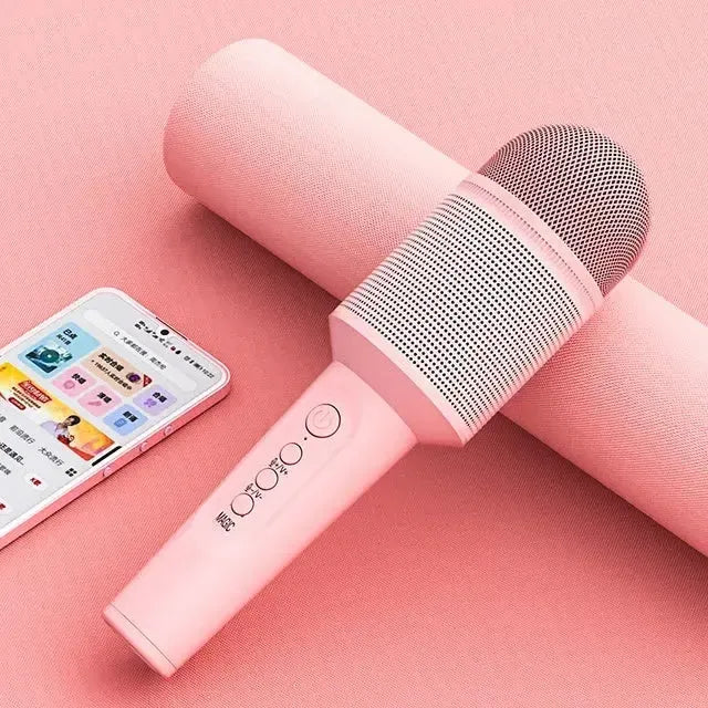 HOCO DBK1 Portable Handheld Wireless Karaoke Microphone Pink