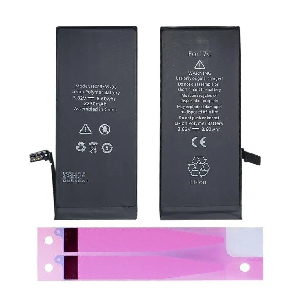 High Capacity Battery Replacement For Apple iPhone 7 - 2250mAh