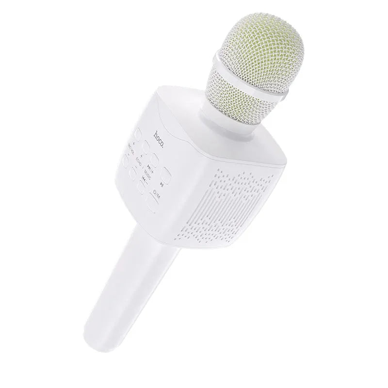 Hoco BK5 KTV Wireless BT5.0 Karaoke Microphone White