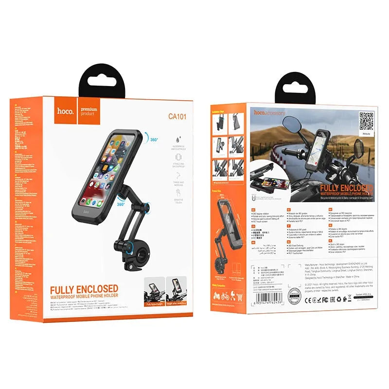 Hoco CA101 IPX4 Universal Waterproof Bicycle Holder