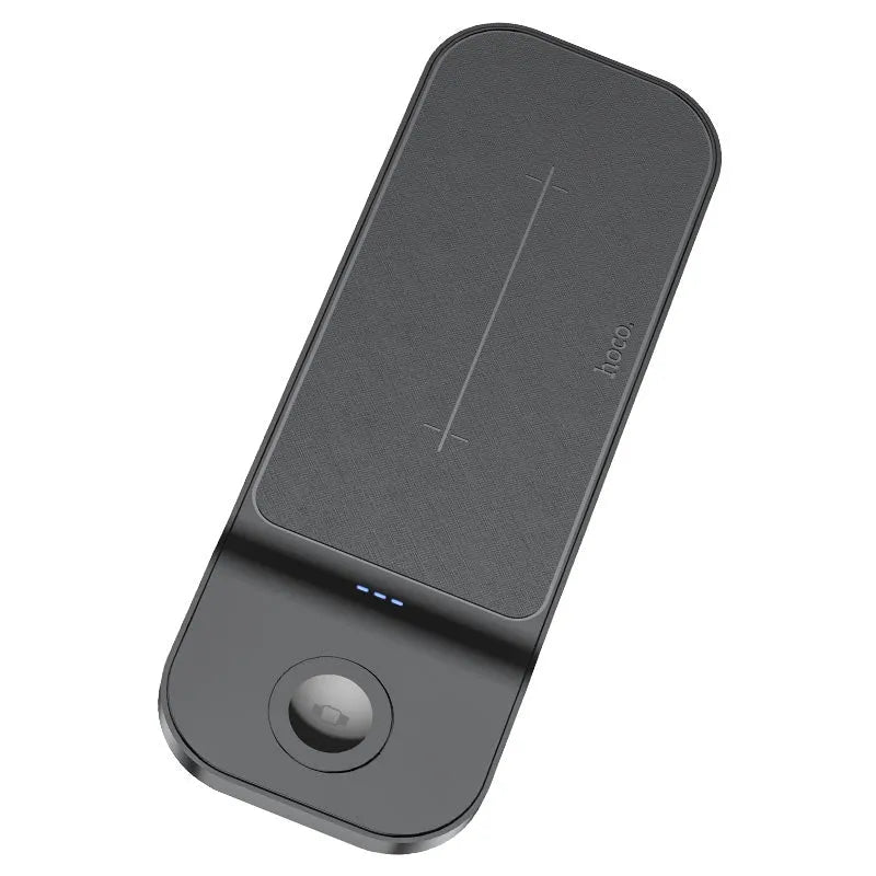 Hoco CQ5 Ultra Thin 22.5W iWatch 3-in-1 Wireless Fast Charger Black