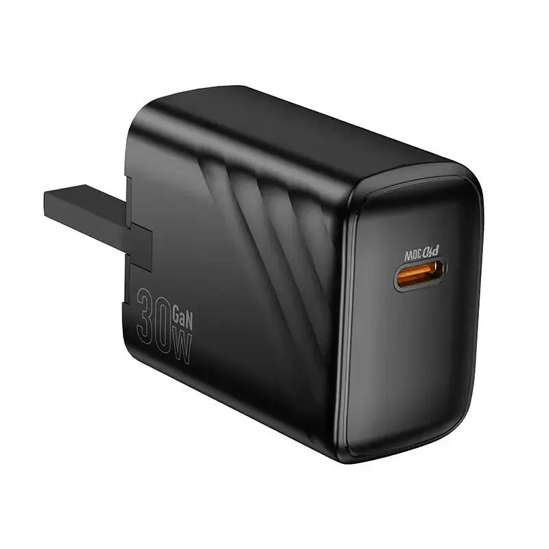 Hoco CS22B Value Single Port Type-C PD30W Charger Black