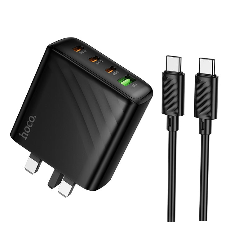 Hoco CS27B 4 OutPut Supply PD67W 3C1A Charger Set C To C