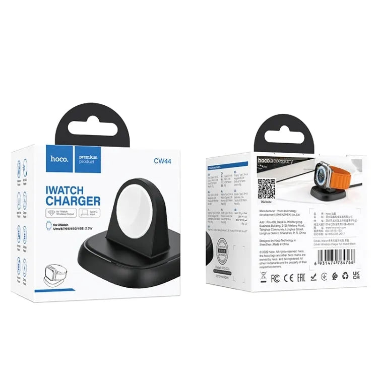 Hoco CW44 iWatch Wireless Charger Black