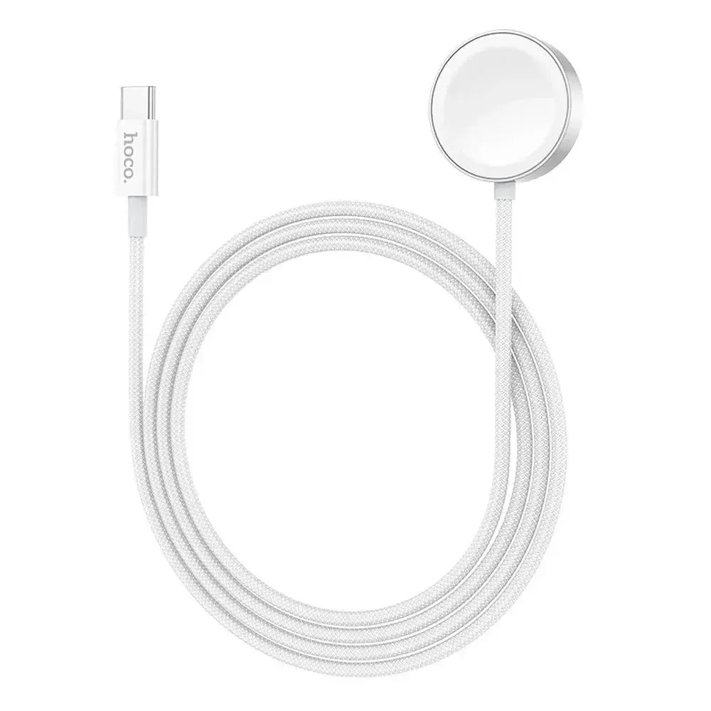Hoco CW59 Type-C iWatch&SAM Watch Wireless Charger White