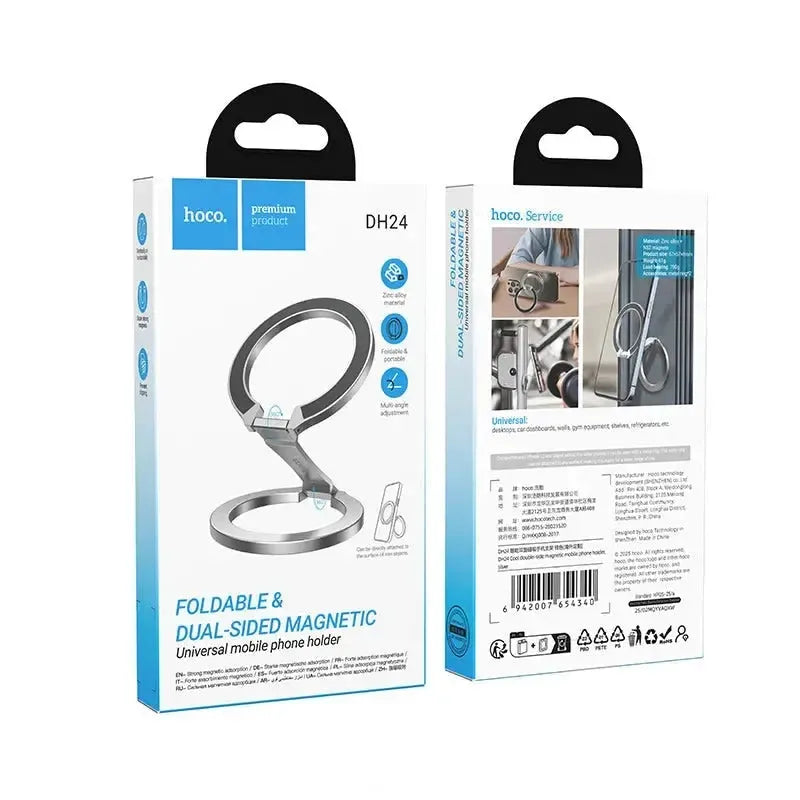 Hoco DH24 Cool Double-Side Magsafe Mobile Phone Holder Silver