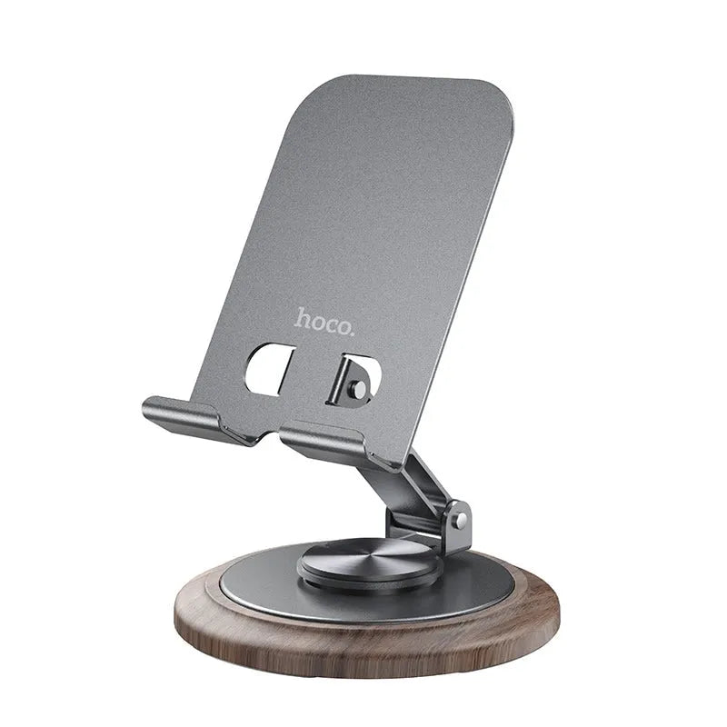 Hoco DH25 Folding Rotatable Metal Desktop Stand Gray