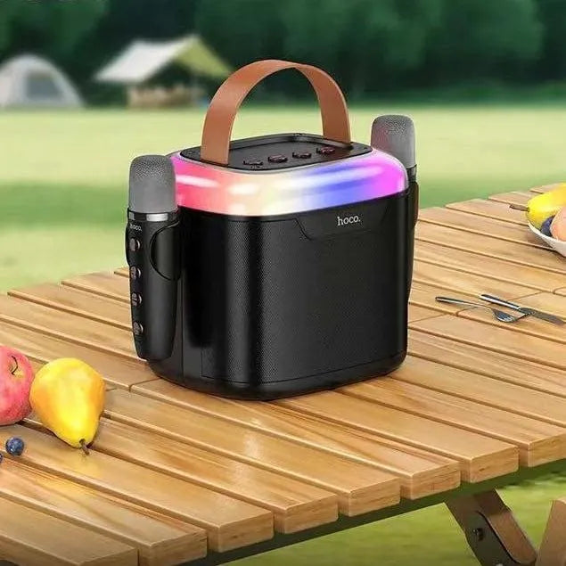 Hoco DS69 Vessel RGB BT Speaker With Twin Microphones Black