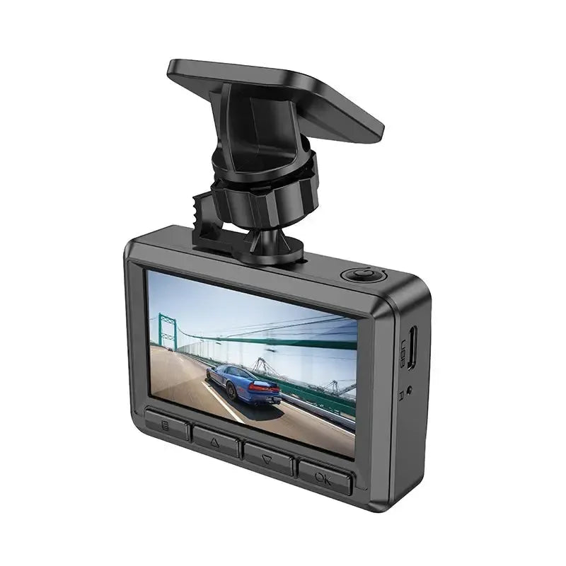 Hoco DV2 Driving Record With Screen Dash Camera Black