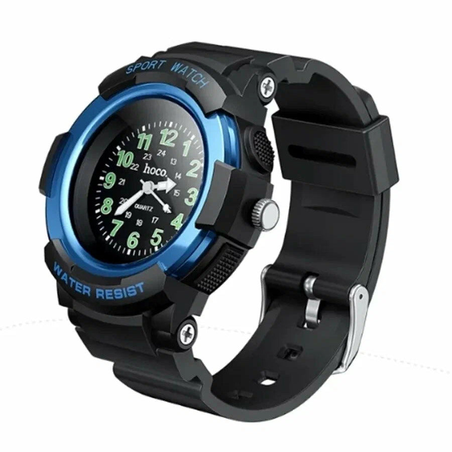 Hoco E112 Kids Quartz Anti-Lost Device Watch Black