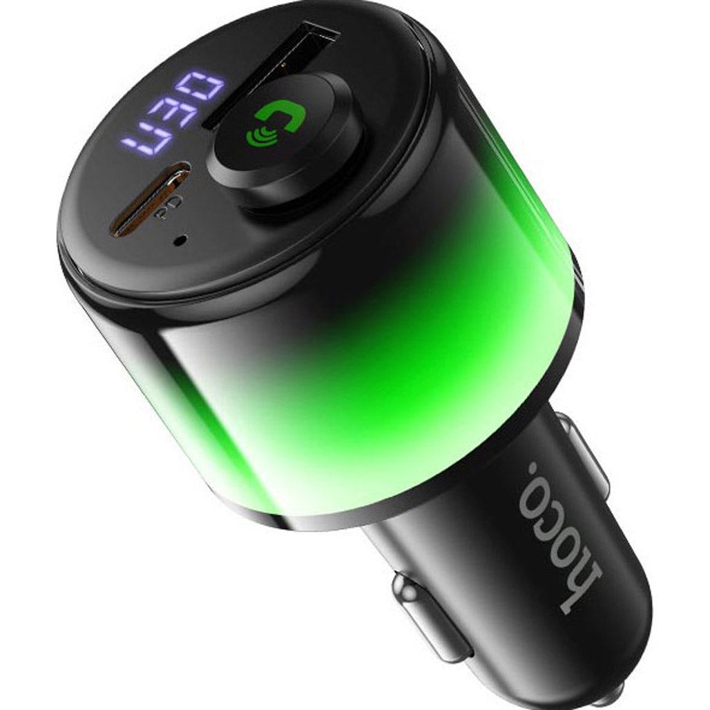 Hoco E166 Path 42W 1A1C Car Bluetooth FM Transmitter Black