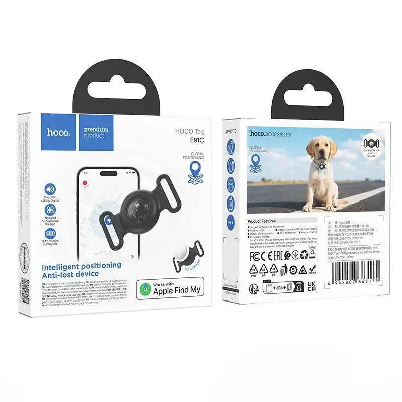 Hoco E91C Pet Collar Intelligent Positioning Anti-Lost Device White