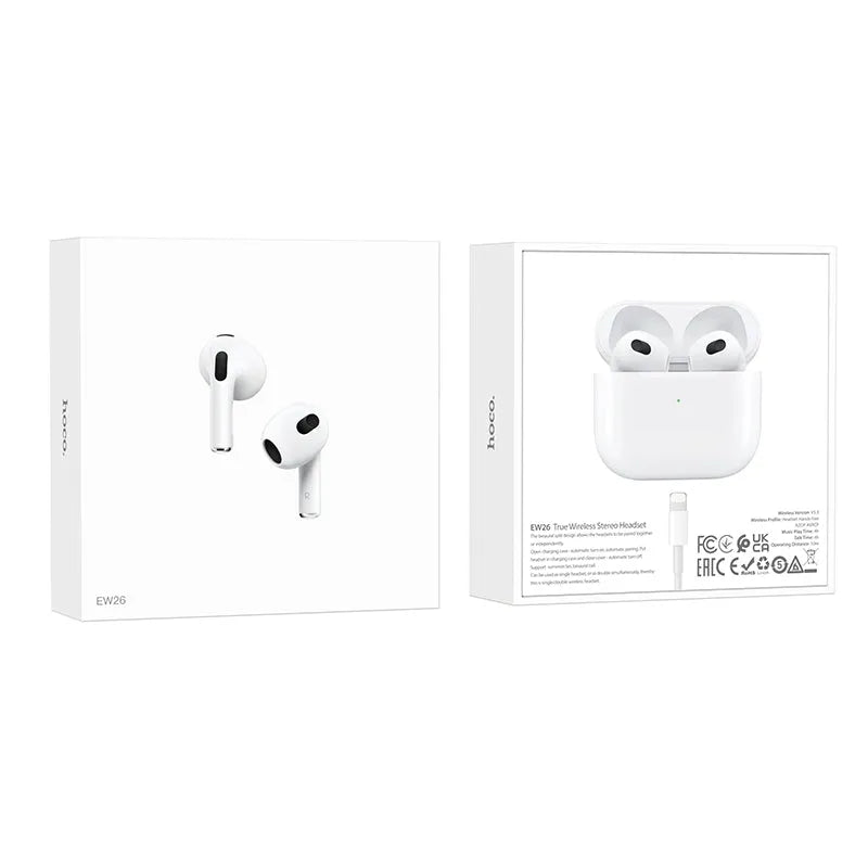 Hoco EW26 Airpod Pro Design Bluetooth 5.3 In-Ear Binaural Noise Cancelling Headset