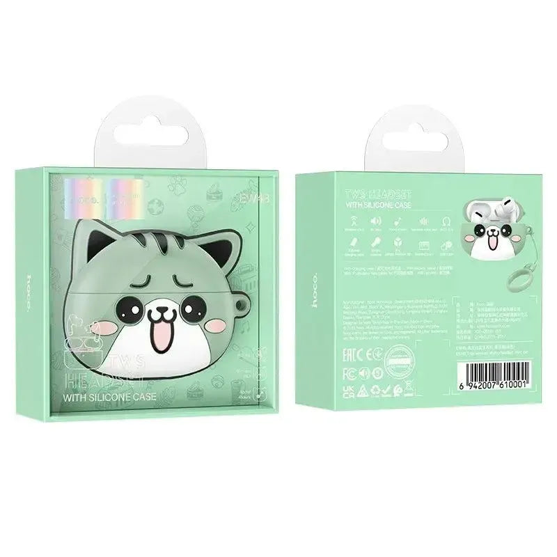 Hoco EW48 Cat Pro Version TWS Headset Cat Green