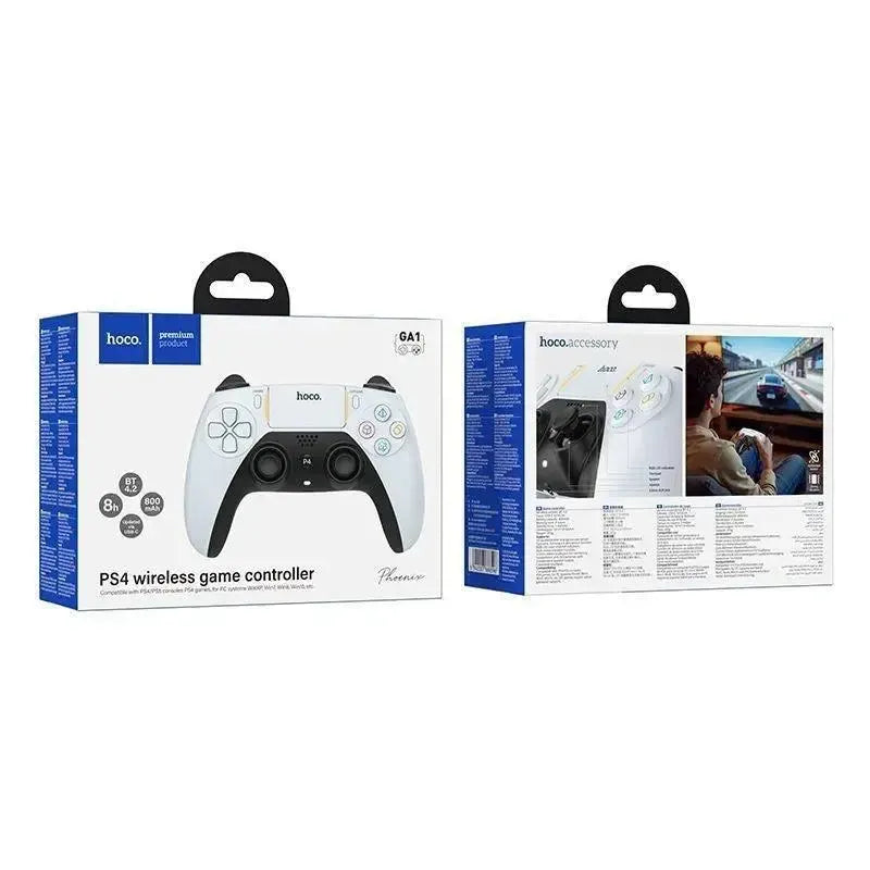 Hoco GA1 Phoenix PS4 Wireless Game Controller White