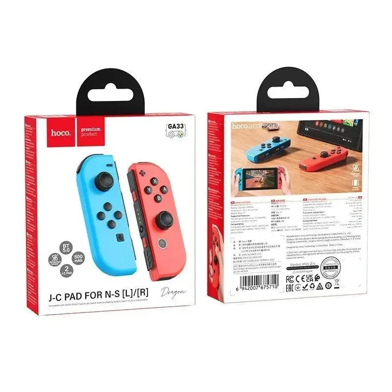 Hoco GA33 Dragon Wireless Nintendo Switch Game Controller Red Blue