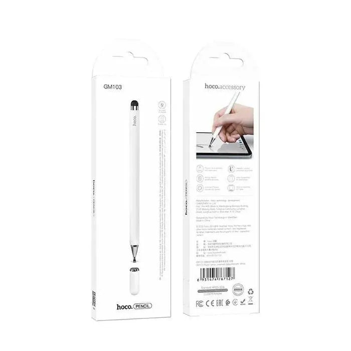 Hoco GM103 Smooth Series Universal Active Stylus Pen White