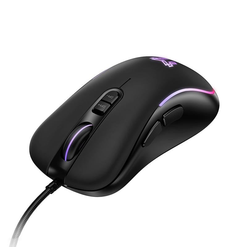 Hoco GM601 Grandeza 7 Button Wired Gaming Mouse Black