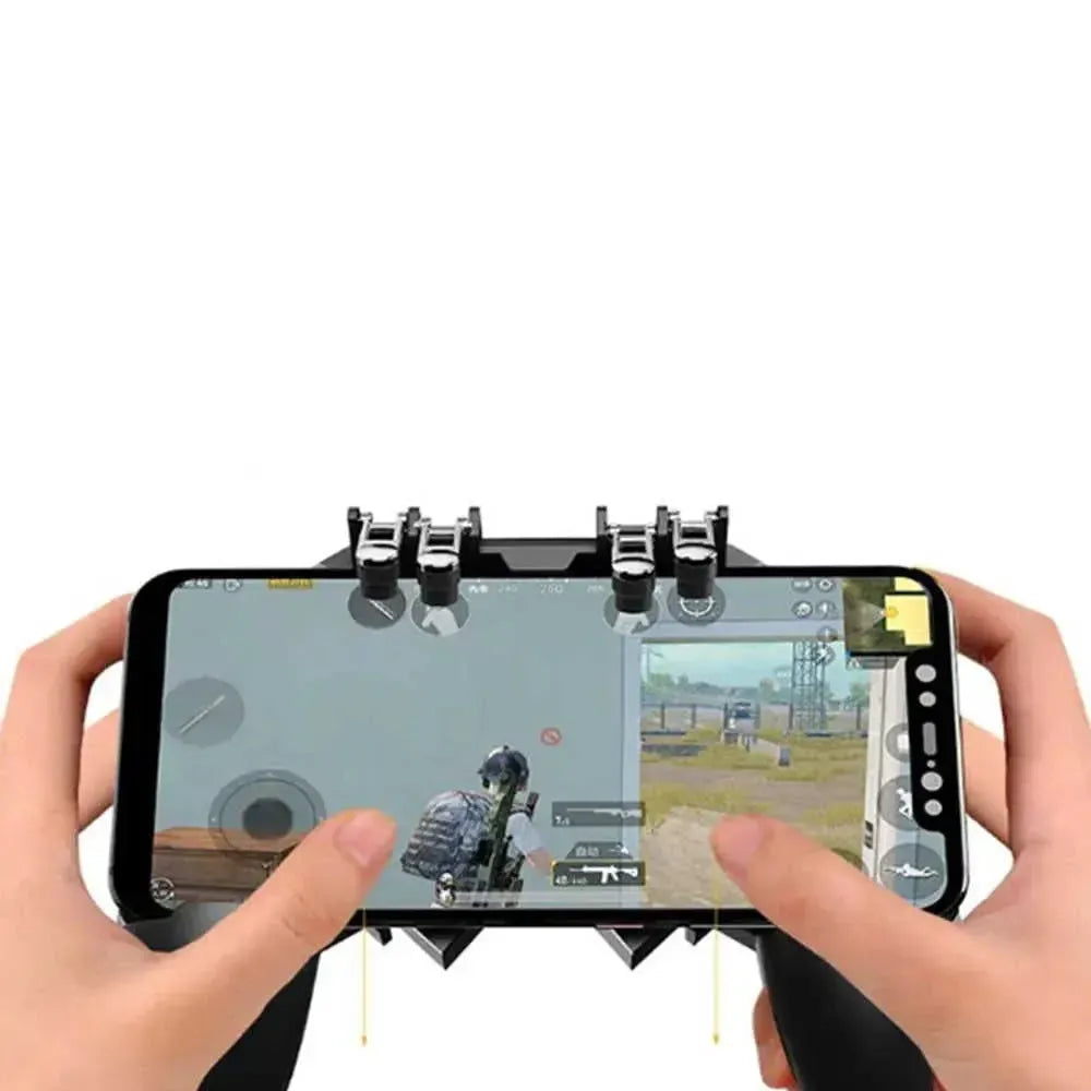 Hoco GM7 Eagle Six Finger Game Controller Black