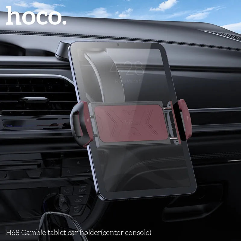 Hoco H68 Gamble Dash Board Tablet Car Holder Black & Red
