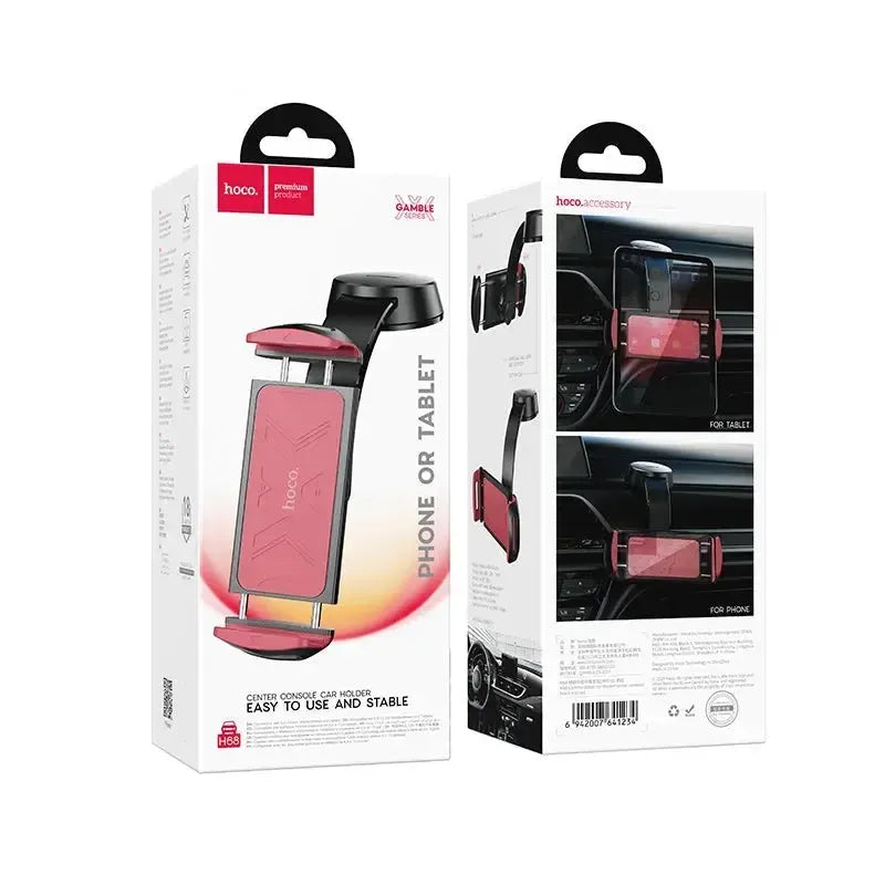 Hoco H68 Gamble Dash Board Tablet Car Holder Black & Red