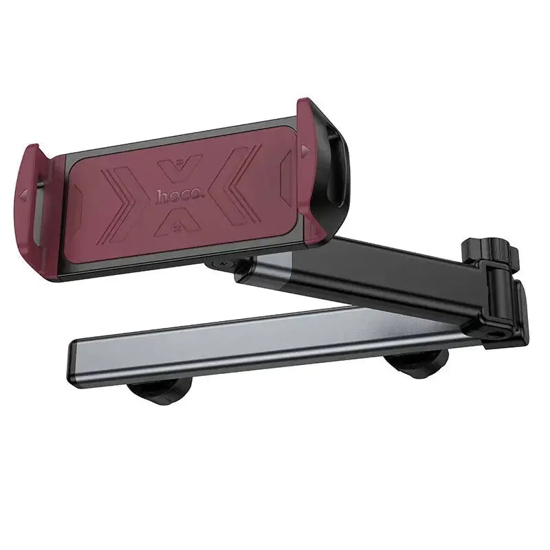 Hoco H69 Gamble Rear Seat Telescopic Tablet Car Holder Black & Red