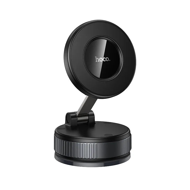 Hoco H86 Trending Dragon Manual Suction Cup Magnetic Holder Metal Gray