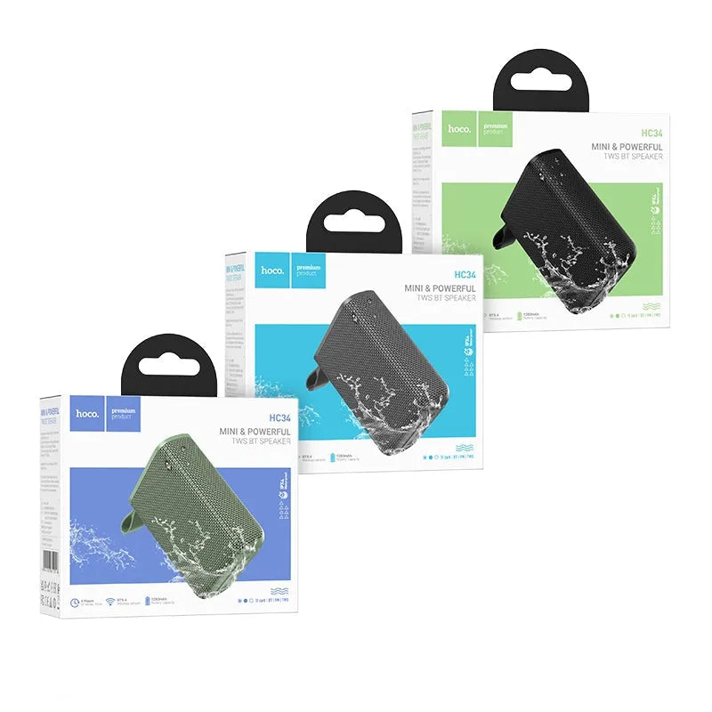 Hoco HC34 Star Mini Splash Proof BT Speaker Black