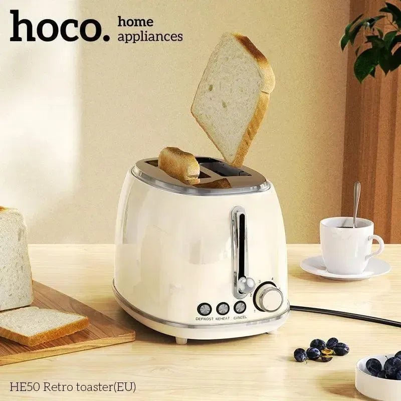 Hoco HE50 Classic Retro Baking Mode Toaster EU White