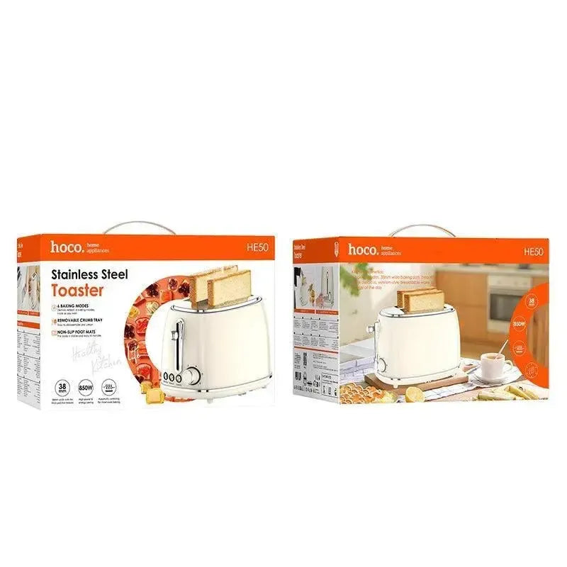 Hoco HE50 Classic Retro Baking Mode Toaster EU White
