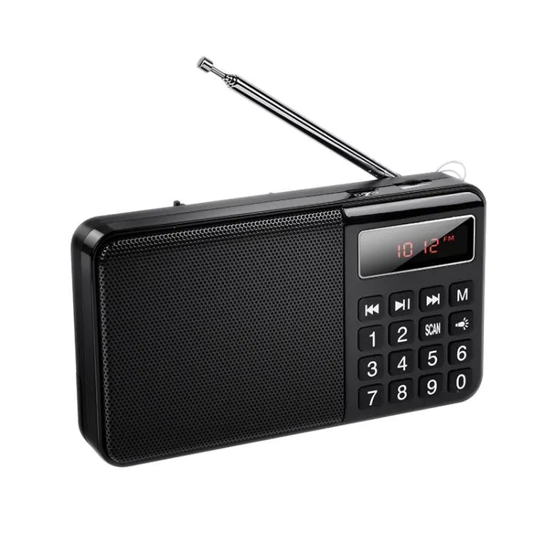 Hoco HI50 Portable FM/ AM BT TF/ USB Radio Black