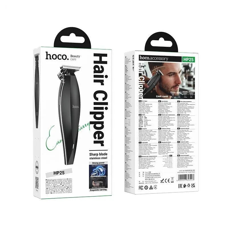 Hoco HP25 Sharp Blade Electric Hair Clipper Black