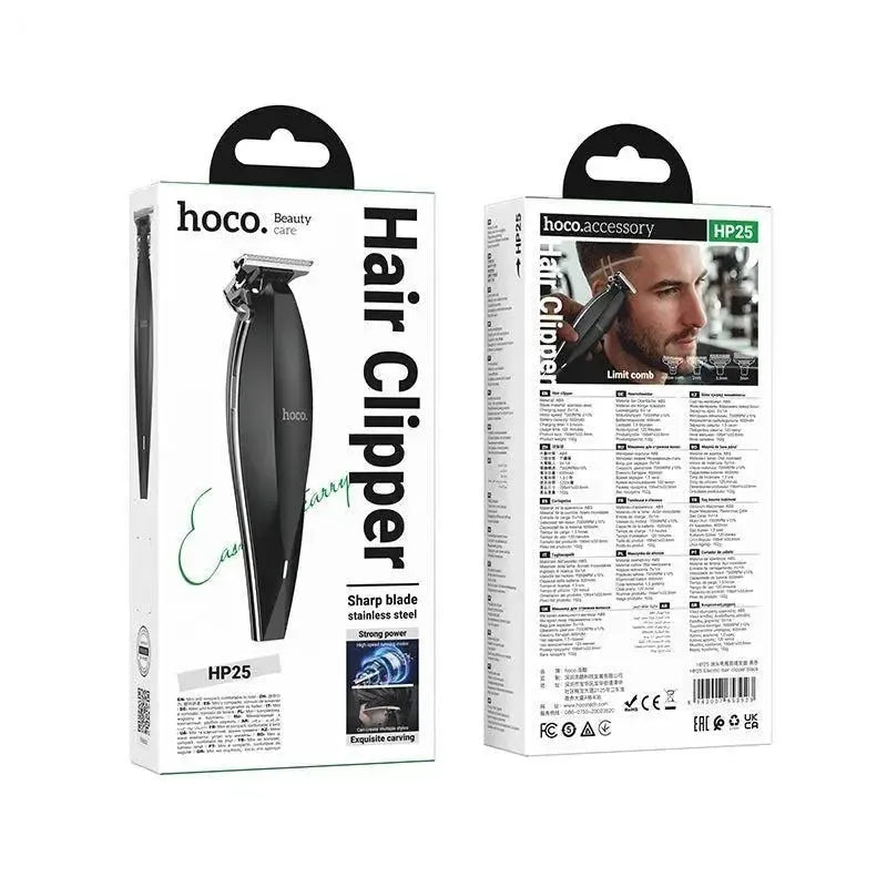 Hoco HP25 Sharp Blade Electric Hair Clipper Black