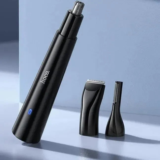 Hoco HP37 3 In 1 Multifunctional Nose Hair Trimmer Black