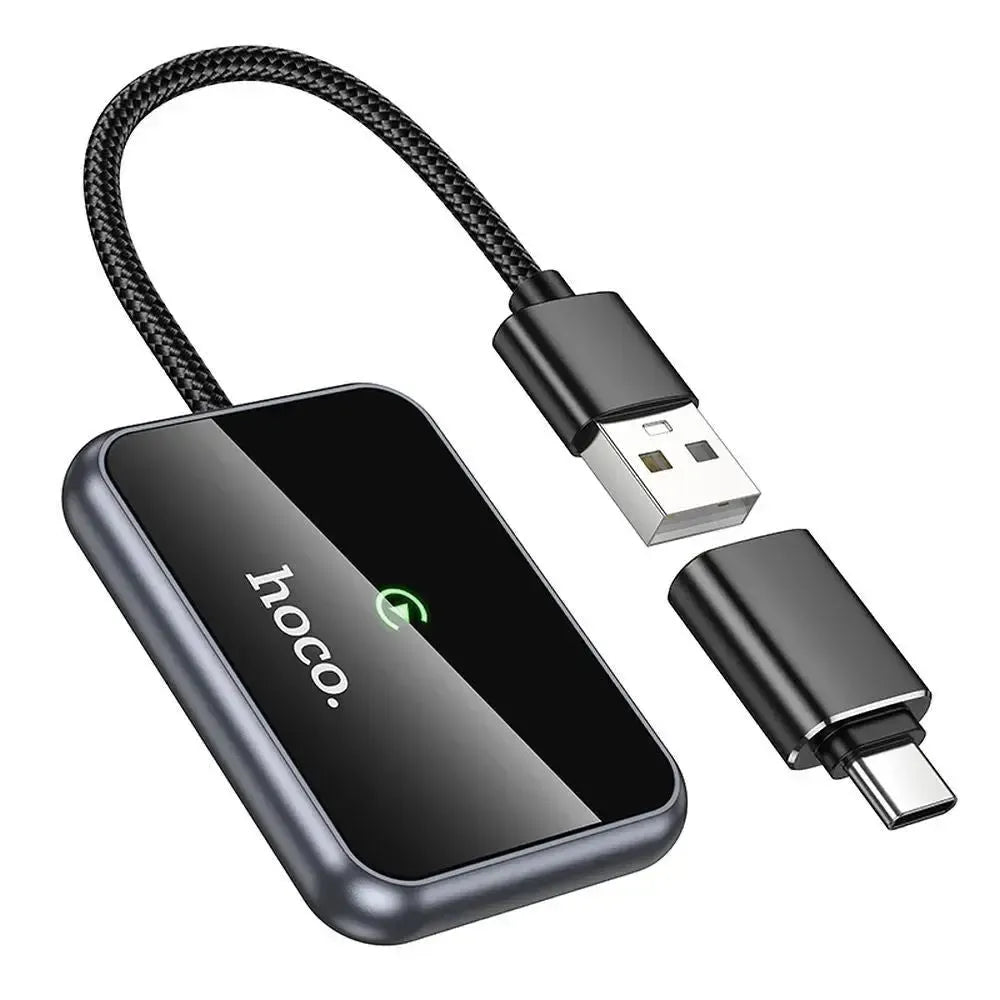 Hoco HU1 Wireless Car Play Adapter Black