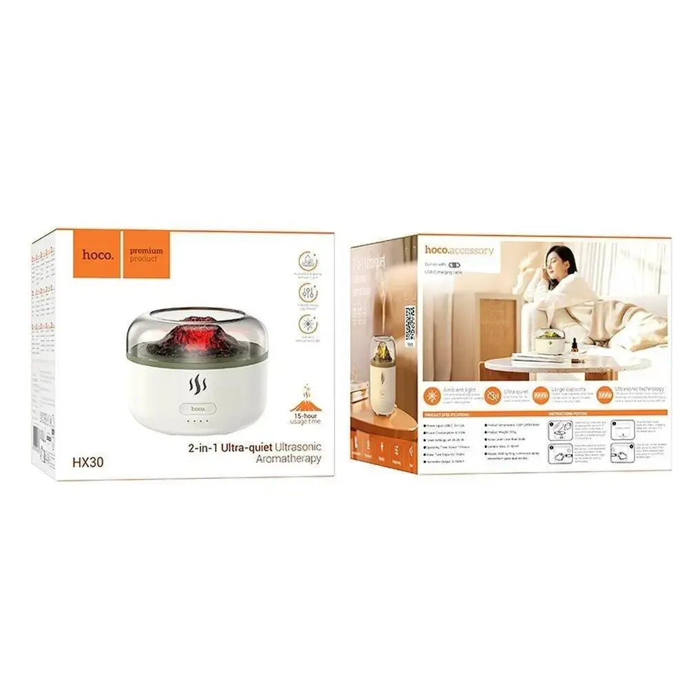 Hoco HX30 Ultrasonic Aromatherapy Humidifier White