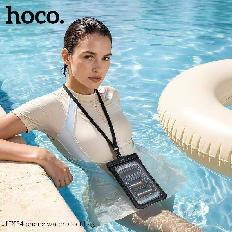 Hoco HX54 Sensitive Touch Control Phone Waterproof Bag Black