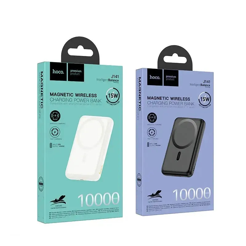 Hoco J141 Grace PD20W Magsafe Power Bank 10000mAh Black