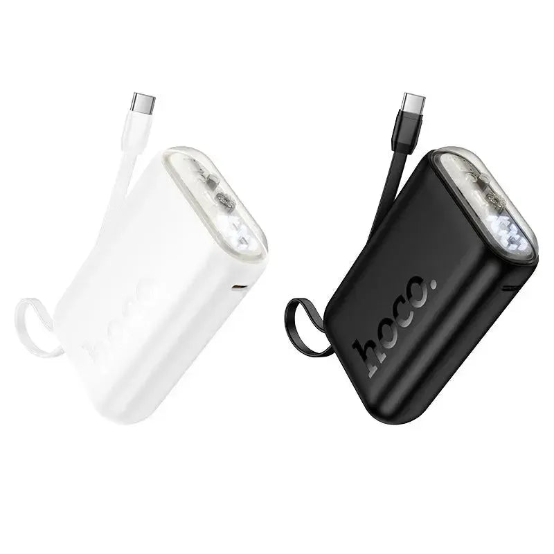 Hoco J157 Leader 22.5W+PD20W Power Bank With Type-C Cable 10000mAh White