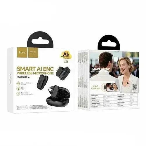 Hoco L26 Type-C Smart AI Noise Reduction Wireless Microphone