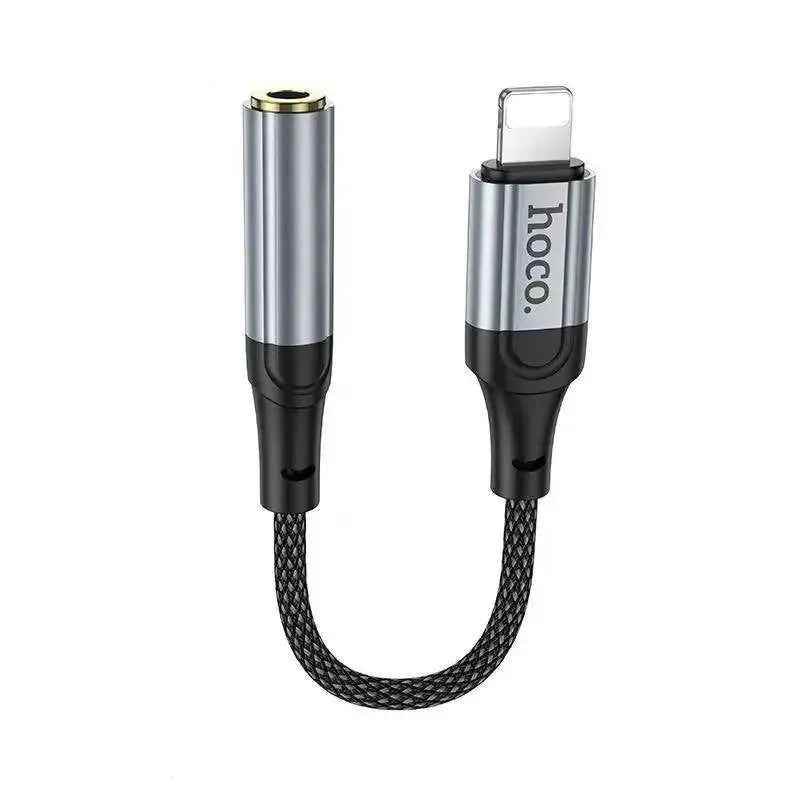 Hoco LS36A Fresh iP To 3.5 Digital Audio Converter Metal Gray